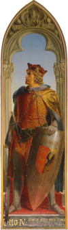 Kaisersaal Frankfurt am Main, Nr. 22 - Otto IV., (Moritz Daniel Oppenheim).png