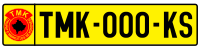 Kosovo Protection Corps Plates.svg