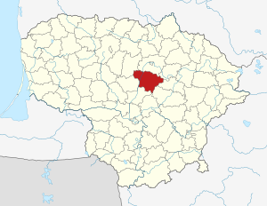 Рамигальский район на карте