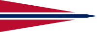 Rank Flag of a Norwegian Squadron Commander or Senior Officer.svg
