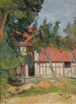 Gauguin 1885 Étable près de Dieppe I.jpg