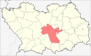 Пензенский район на карте
