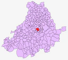 Расположение муниципалитета на карте провинции