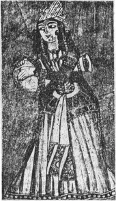 Rəqqasə. Mirzə Qədim İrəvani.png