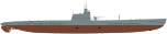 Shadowgraph Dekabrist class I series submarine mod.svg