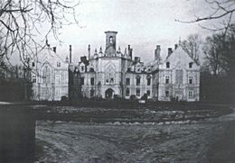 Zamek Dzikowski grudzień 1927.jpg