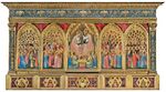 Baroncelli Polyptych c.1334 Baroncelli Chapel, Santa Croce, Florence 185x323cm..jpg