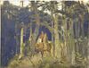 Bogatyrs in the wood by Vasnetsov (1884, Ivanovo).jpg