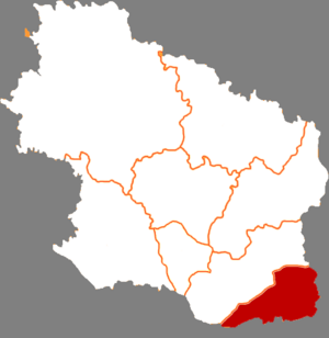 Чжэннин на карте