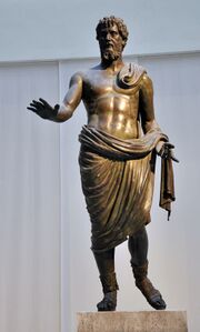 MRAH Statue d'empereur Rome 261211.jpg