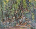 Sous-bois à Fontainebleau, par Paul Cézanne.jpg