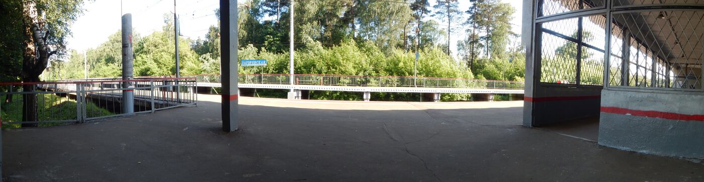 Панорама о.п. с платформы 1 (рядом с кассой).