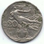 20 Centesimi di Lira - Regno d'Italia - 1921.jpg