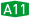 Autokinetodromos A11 number.svg