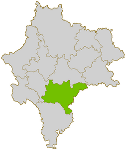 Ельнинский уезд на карте