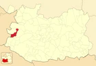 Расположение муниципалитета на карте провинции