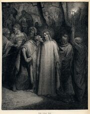 Gustave Doré - The Holy Bible - Plate CXLI, The Judas Kiss.jpg