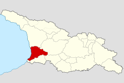 Historical Guria in modern international borders of Georgia.svg