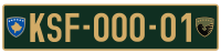 Kosovar military license plate.svg