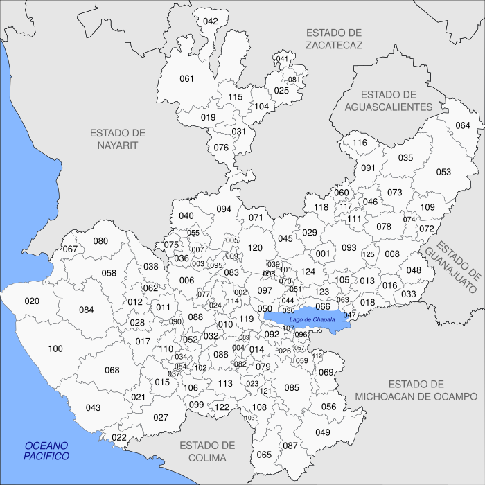 Municipios de Jalisco.svg