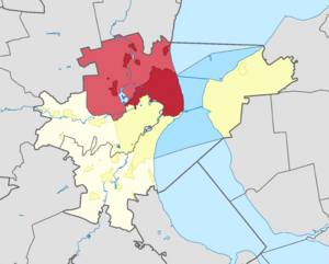 Ulyanovsk city (Russia), Leninsky district.png