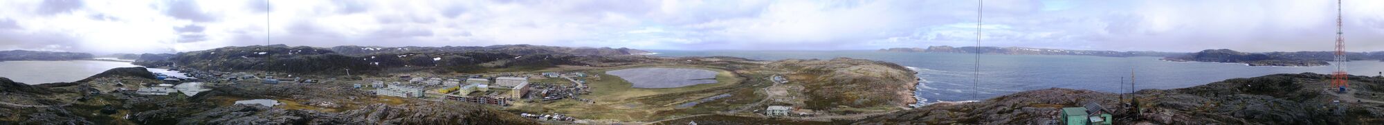 Панорамный вид на северную часть села (Лодейный)