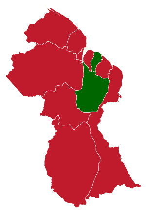 2006 Guyanese general election results by region.svg