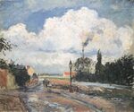 Camille Pissarro - Après la pluie, quai à Pontoise - 1876.jpg