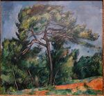 The Great Pine by Paul Cezanne, 1890-1896, oil on canvas - Museu de Arte de São Paulo - DSC07139.jpg