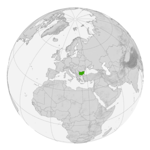 Болгария на карте мира
