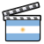 Argentina film clapperboard.svg