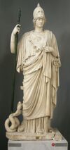 Atena giustiniani, copia romana da originale greco.JPG
