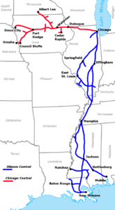 Chicago Central and Illinois Central route map 1996.png
