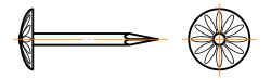 Decorative furniture nail.svg