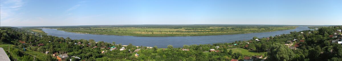 Вид на Оку и заречье