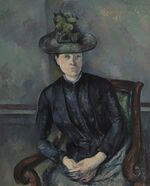Paul Cézanne - Madame Cézanne with Green Hat (Madame Cézanne au chapeau vert) - BF141 - Barnes Foundation.jpg