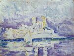 Signac - Morning Mist, Antibes, 1918-19, FC 528.jpg