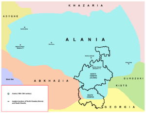 Средневековая Алания согласно осетинскому историку Р. С. Бзаров