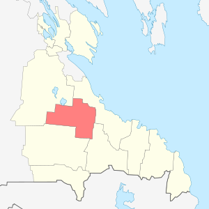 Деревянкское сельское поселение на карте