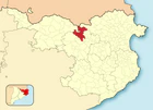 Расположение муниципалитета на карте провинции