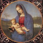 Raffaello Sanzio - Madonna with the Book (Conestabile Madonna) - WGA18629.jpg