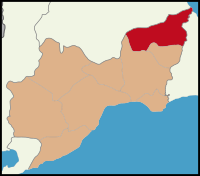 Tekirdağ location Saray.svg