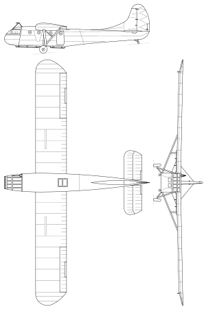 WACO CG-4A 3-view drawing.svg