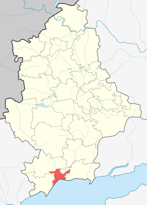 Мариуполь на карте