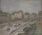 Camille Pissarro - Le Pont-Neuf, effet de neige - National Museum Cardiff (PD 1411).jpg