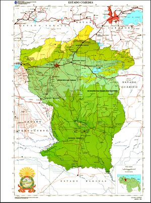 Кохедес на карте