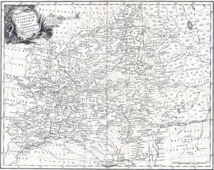 Оренбургская губерния на карте
