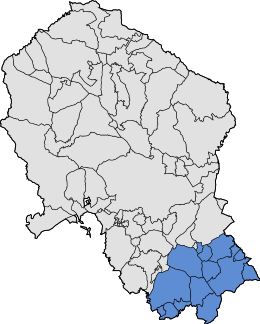 Map of Subbética in the province.svg