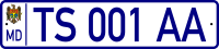 Moldova license plate TS0001 MD.svg