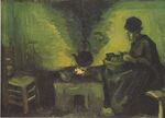 Van Gogh - Bäuerin, am Herdfeuer sitzend.jpeg